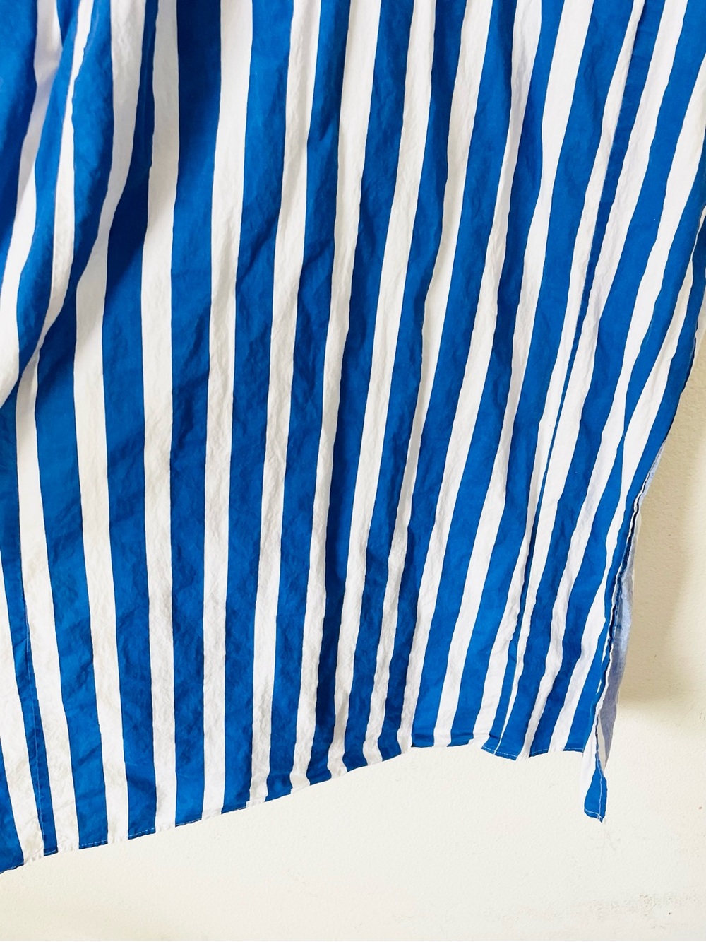 Pomander Place XS Camille Cabana blue & white striped kaftan maxi dress - Picture 6 of 8